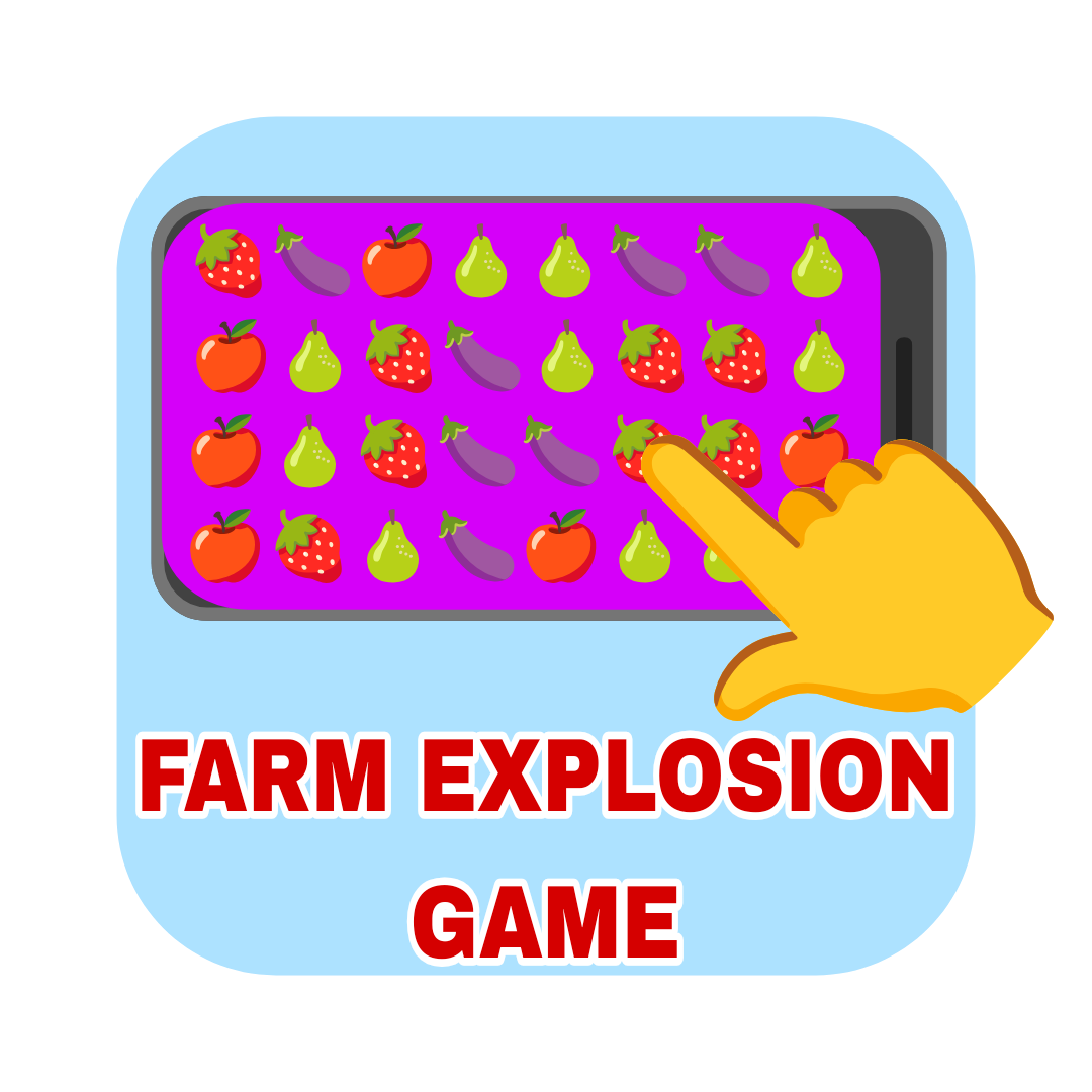 Çiftçilik patlaması oyunu oyna, tarla ek, mahsul topla ve patlatmalı çiftlik bulmacaları çöz, renkli ve eğlenceli çiftçilik oyunu