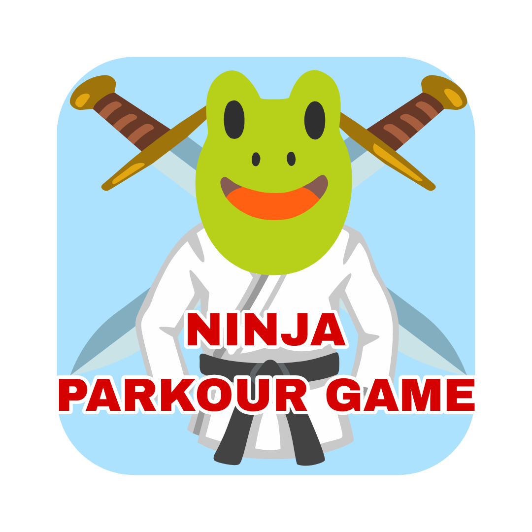 Ninja parkur oyunu oyna, engelleri aş, hızlı hareket et ve zorlu parkurları tamamla, aksiyon dolu ninja macerası